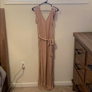 Polka dot romper worn once